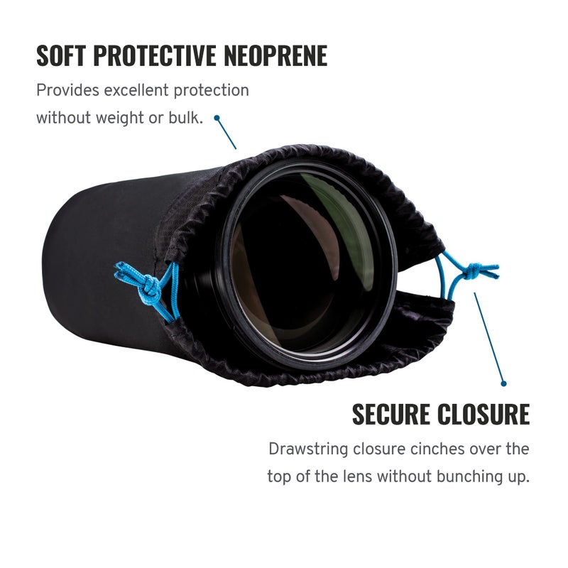Tenba Tools Soft Lens Pouch 12x5 in. (30x13 cm) â€” Black (636-355) - Image 5